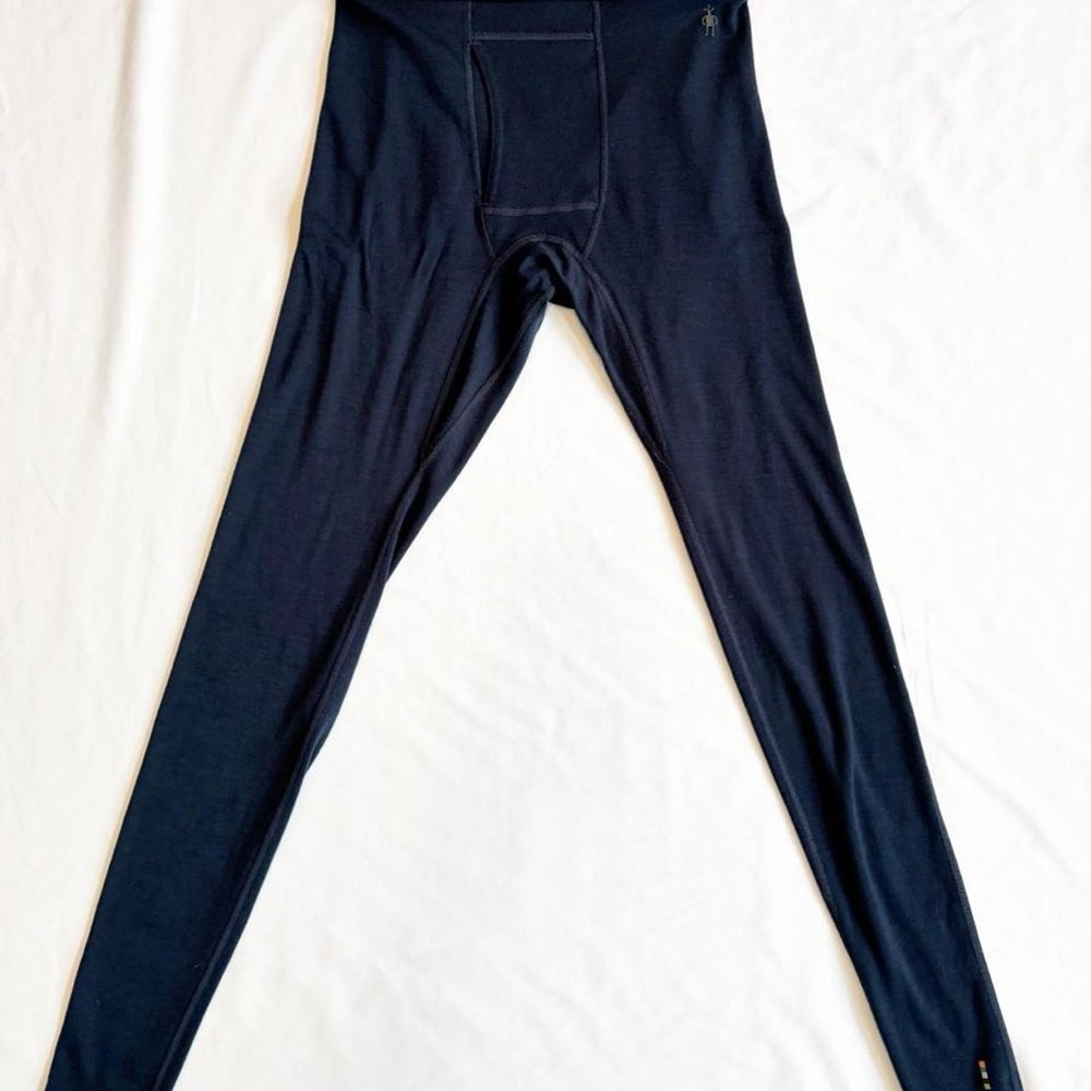 Smartwool Men's Thermal Merino Base Layer Bottoms in deep navy